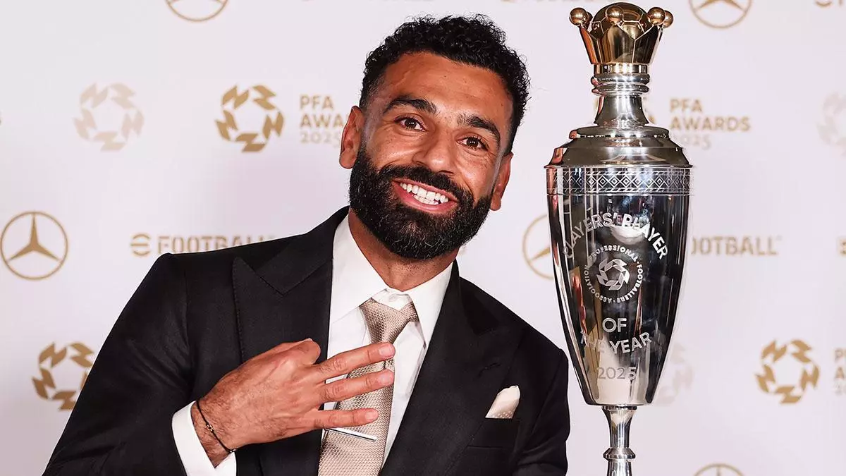 Mohamed Salah, mejor jugador del año según los futbolistas de Inglaterra