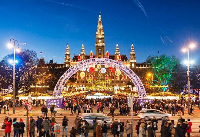 La navidad de Viena es una de las más famosas de Europa.