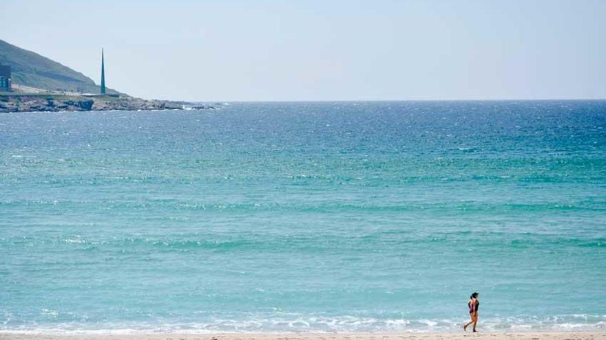 Playa de Riazor.