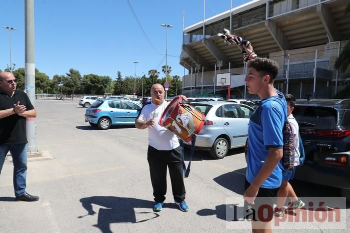 La 'caravana por la remontada' del Fútbol Club Cartagena se pone en marcha