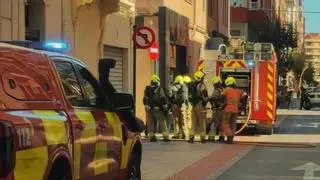 Incendio en una tienda de muebles del centro de Castelló