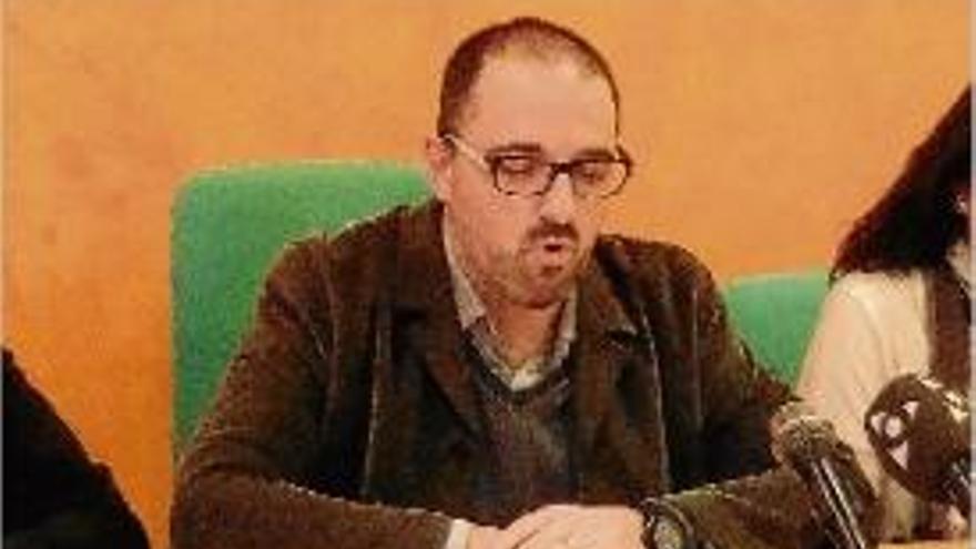 Jordi Cargol, alcalde de Sant Jaume de Llierca per CiU.