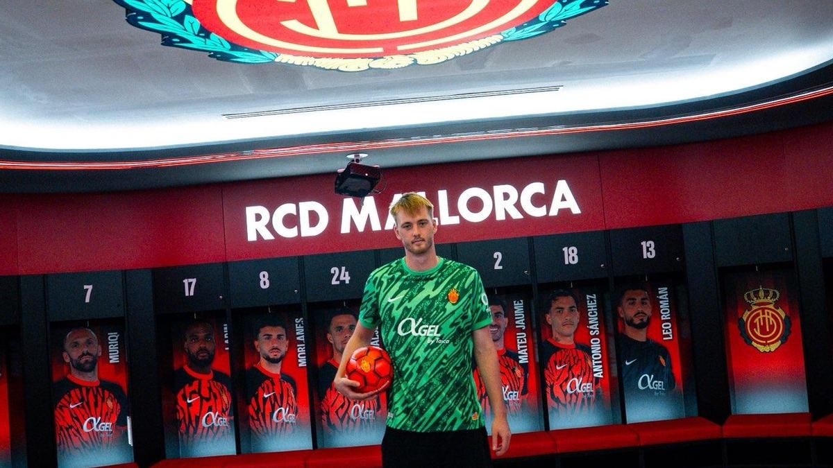 Lucas Bergström, portero del Mallorca.