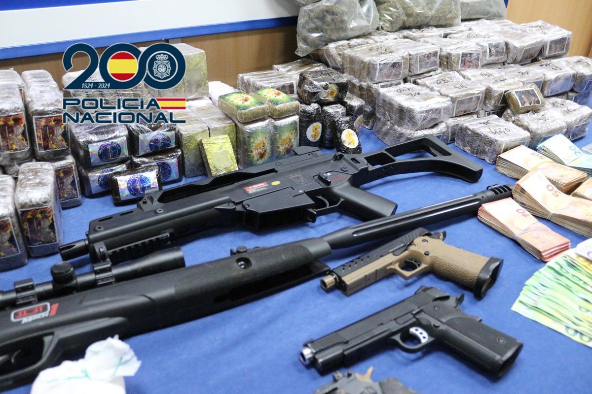 Nuevo golpe al narcotráfico: 51 detenidos y más de 240 kilos de cocaína intervenidos en una macrooperación policial