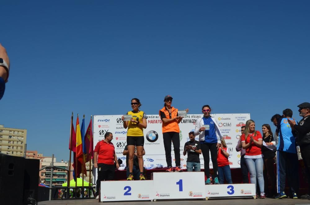 Ganadores de la Media Maratón de Cartagena