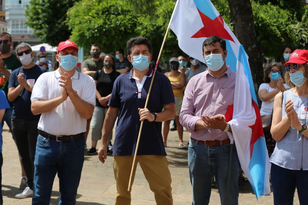 Manifestación en defensa de Thenaisie Provote.