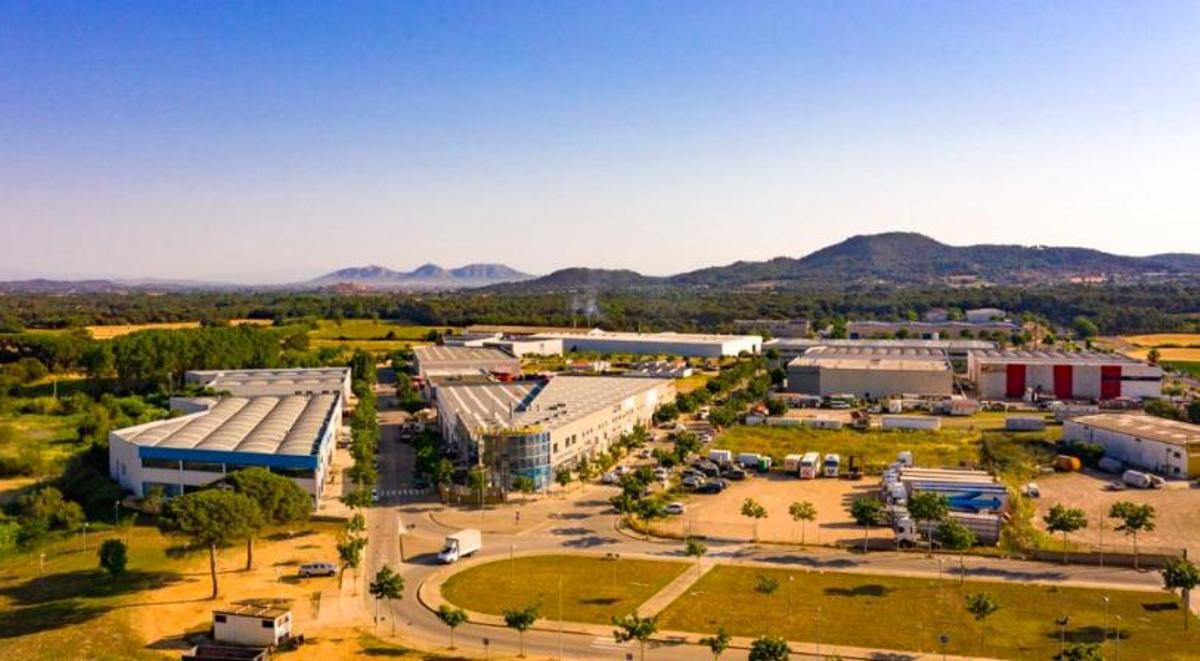 Una imatge d'empreses al polígon de Begur