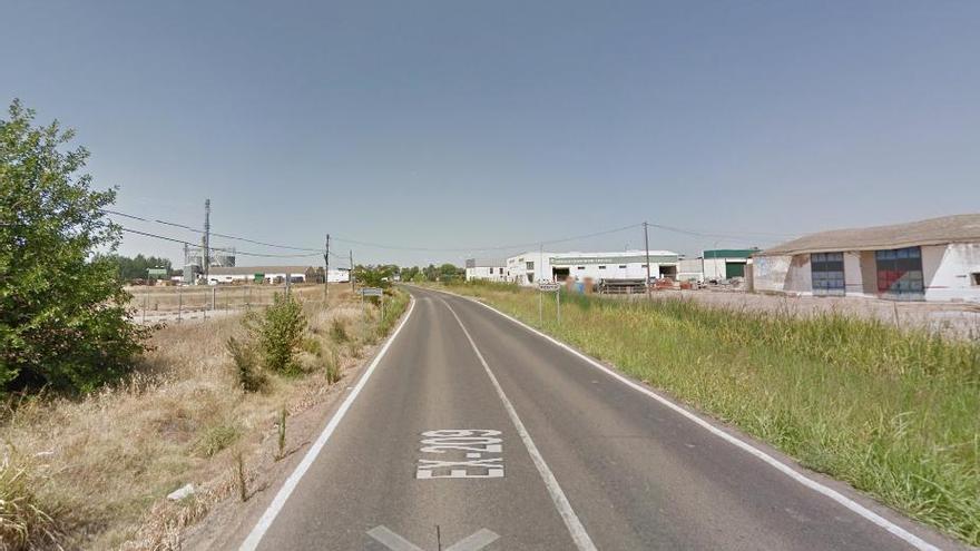 Un hombre de 52 años, herido grave al salirse de la carretera cerca de Montijo