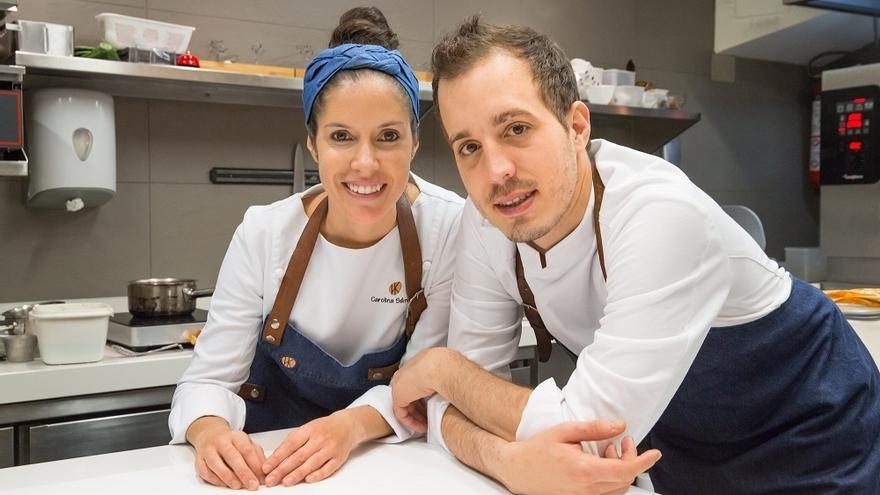 Los chefs Carolina Sánchez e Iñaki Murúa