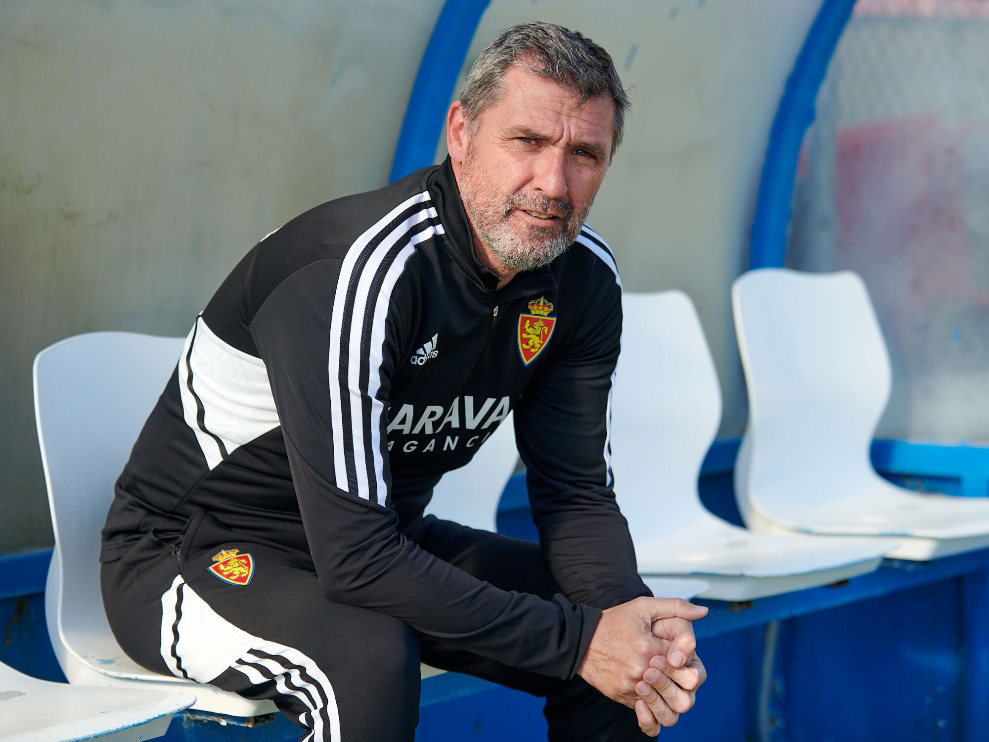 Emilio Larraz posa en la Ciudad Deportiva.