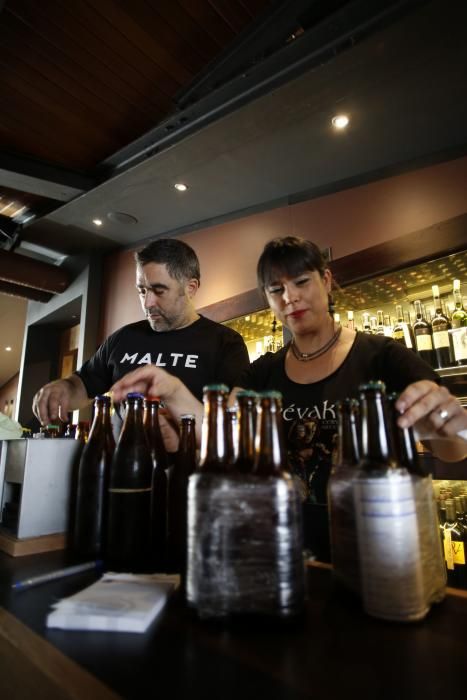 Cata de cervezas artesanas en la Escuelina