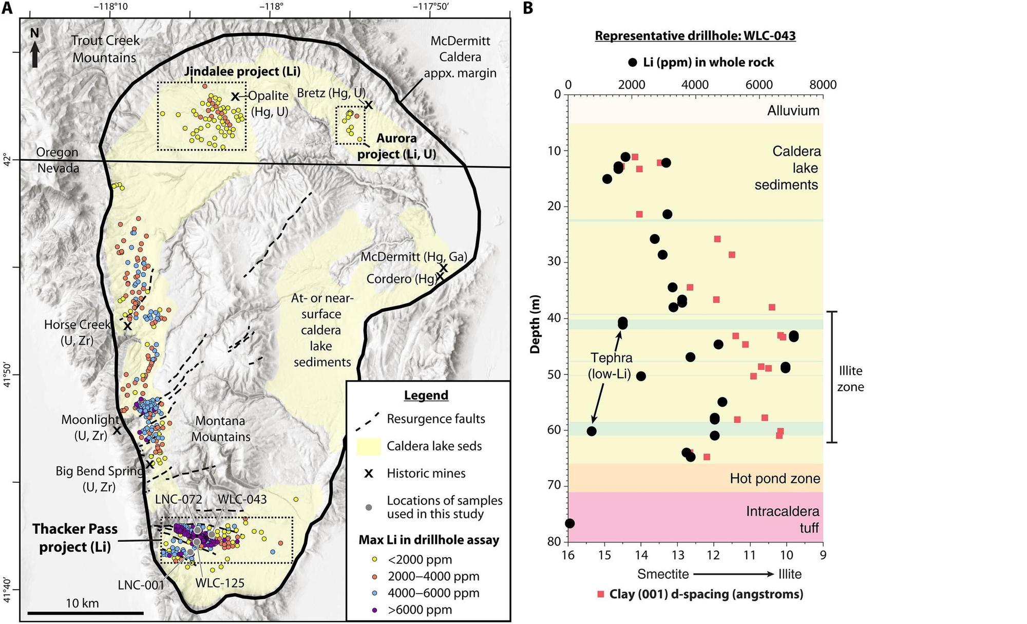 Mapa de la caldera