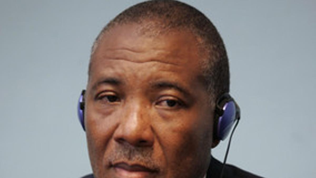 El expresidente de Liberia Charles Taylor, en abril del 2006, en una de sus primeras comparecencias ante el TPI.