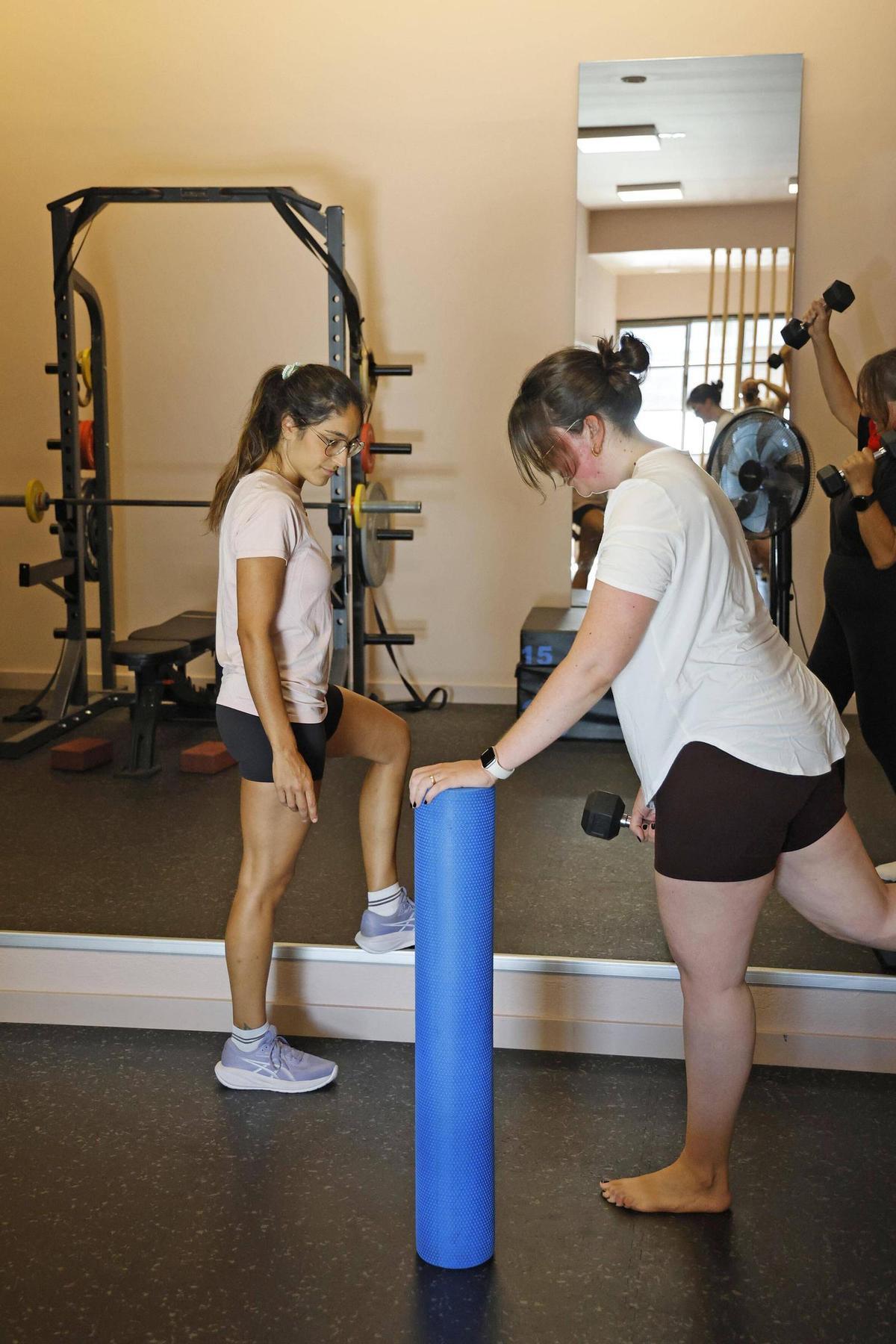 Imatge dels entrenaments al centre Hera