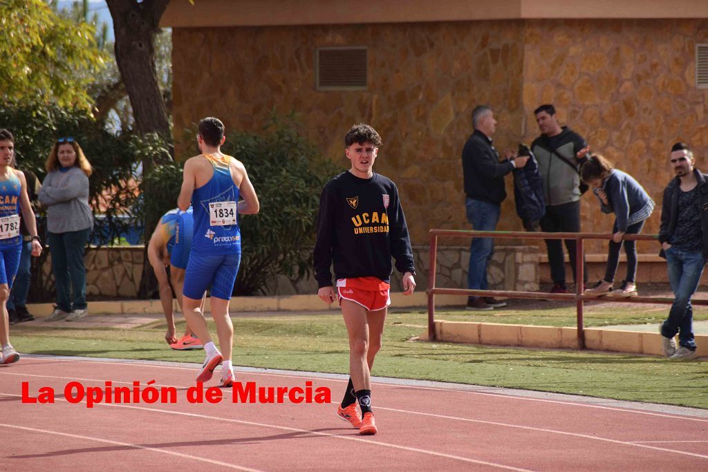 Regional absoluto y sub-23 de atletismo en Lorca