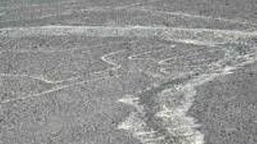 Fuertes lluvias destrozan cinco de las enigmáticas figuras de Nazca