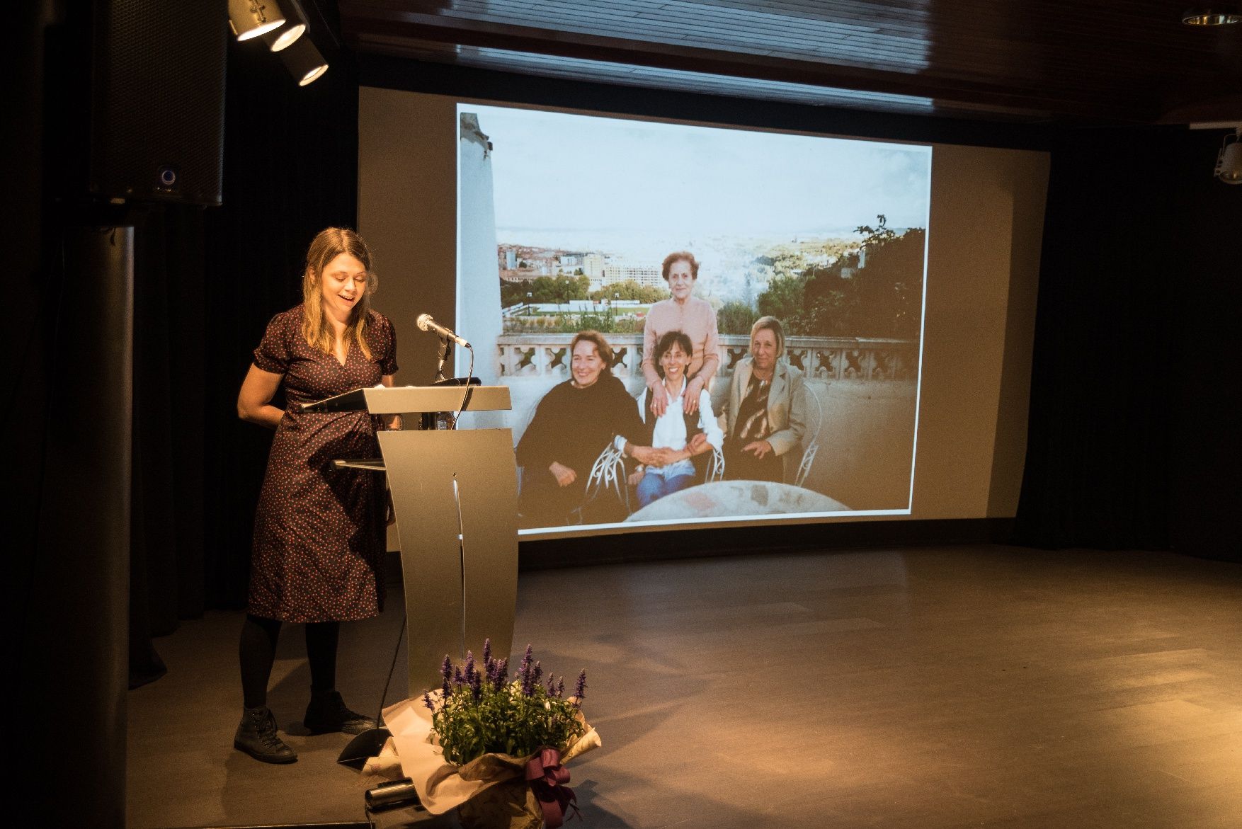 Ple en l'acte d'homenatge a Montserrat Morera, traspassada l’octubre passat