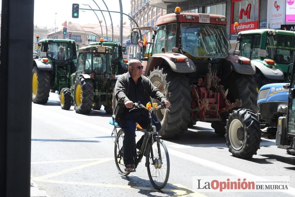 Manifestación de los agricultores por el Mar Menor en Murcia