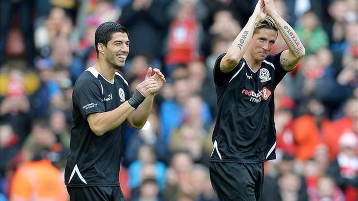 Suárez y Torres, protagonistas en Anfield