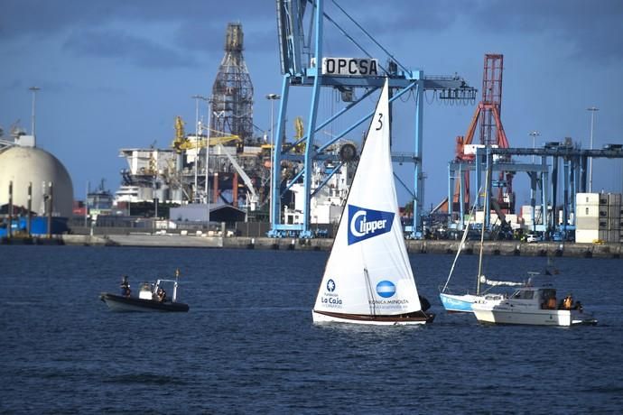 21-09-19 DEPORTES. BAHIA DEL PUERTO. LAS PALMAS DE GRAN CANARIA. Vela latina. Desempate Guanche-Tomás Morales por el título del Campeonato. Fotos: Juan Castro.  | 21/09/2019 | Fotógrafo: Juan Carlos Castro