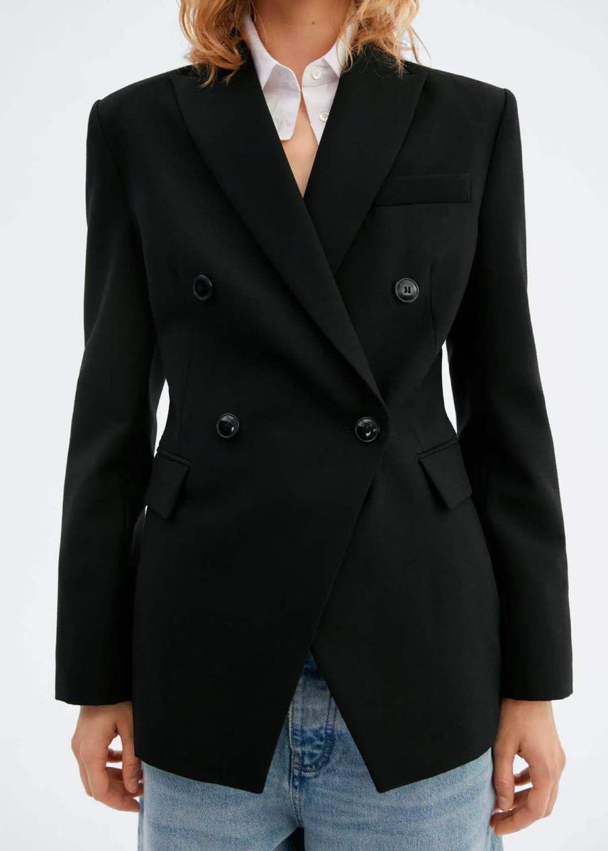 Blazer cruzada de Mango