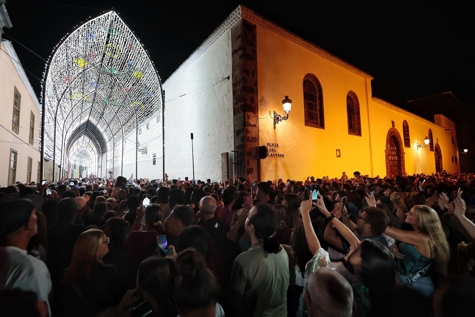 Encendido del alumbrado navideño de La Laguna