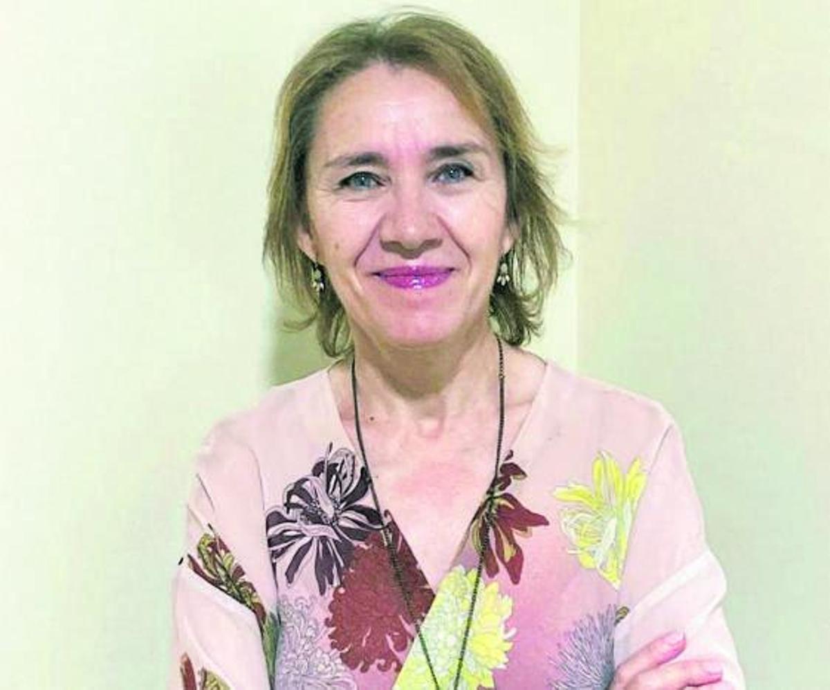 La psicóloga zamorana tras la entrevista. | Luisma Murias