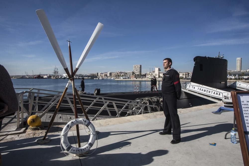 Jornada de puertas abiertas del submarino Tramontana