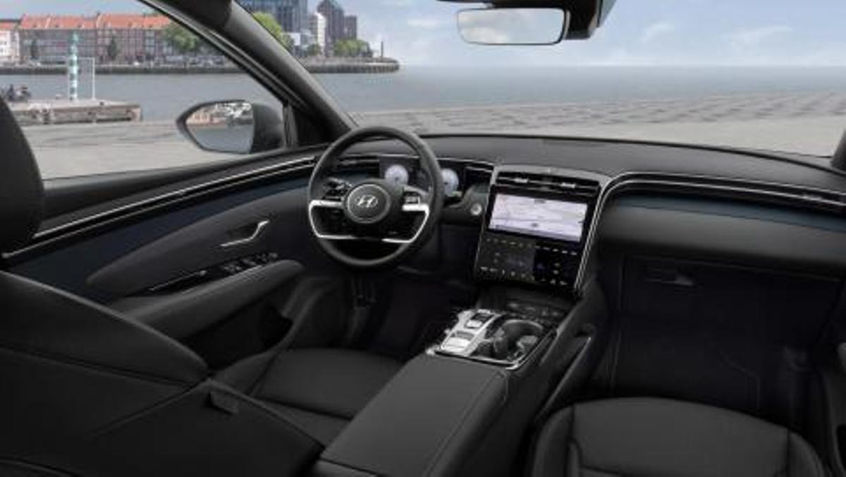 El interior del Hyundai Tucson puede equipar dos pantallas digitales de 12,5 pulgadas