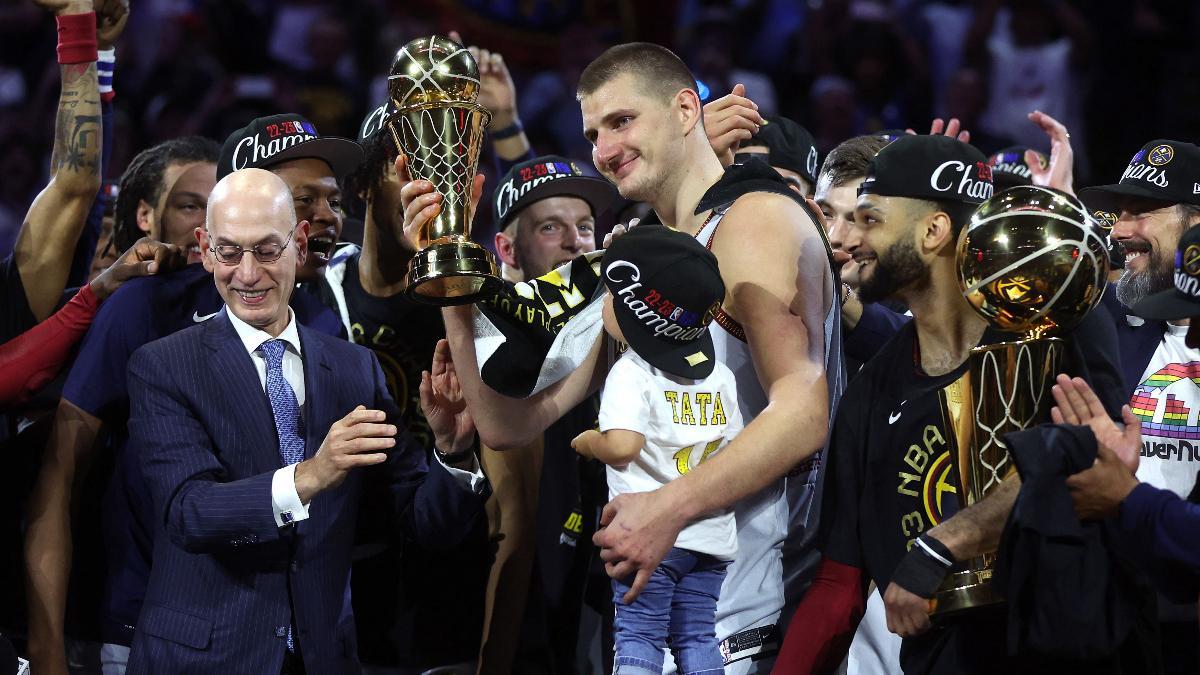 Jokic, con el título de campeón de la NBA