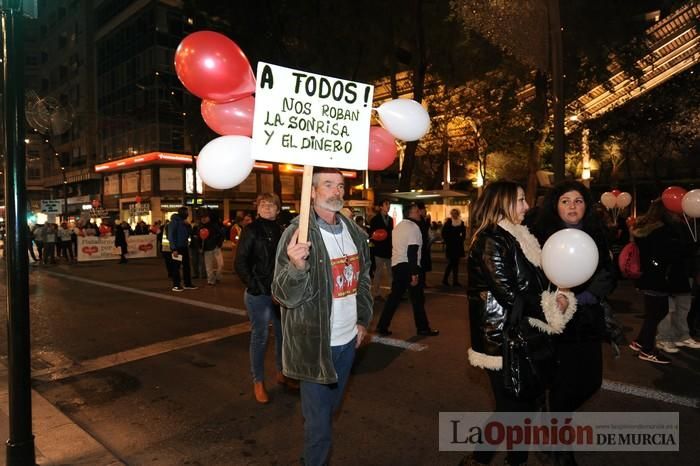 Manifestación de iDental en Gran Vía