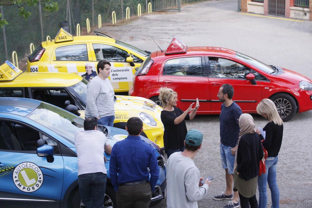 Els examinadors de trànsit tornen a la vaga a Girona