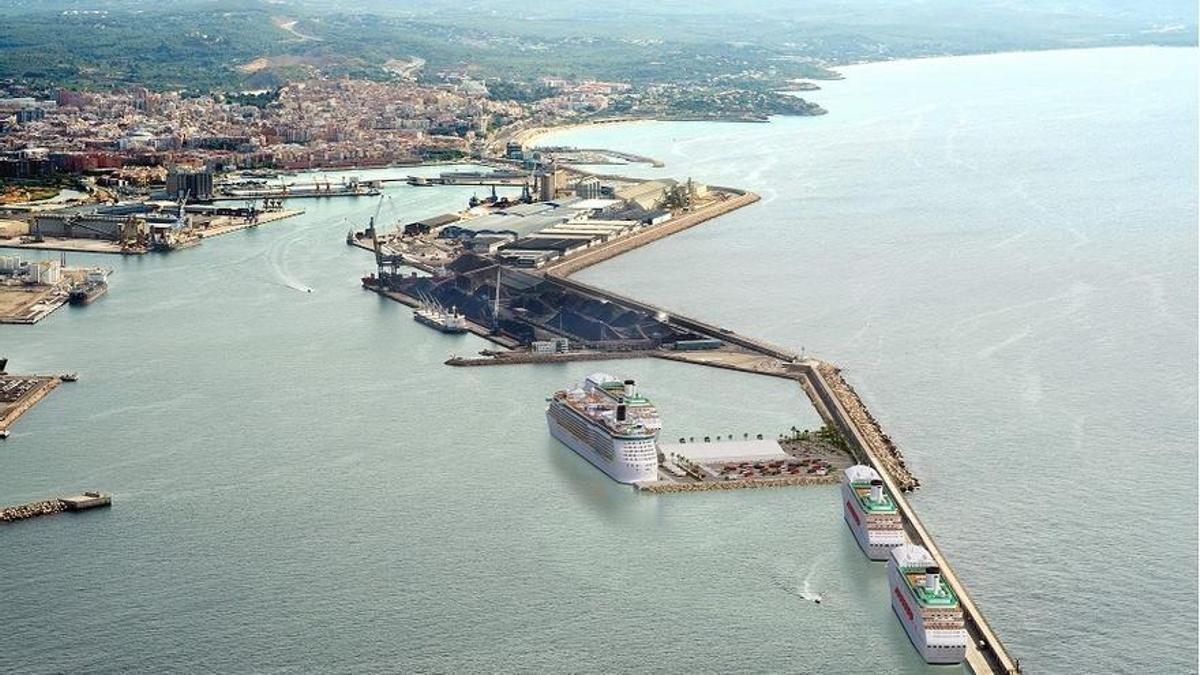 Cruceros en el Puerto de Tarragona.