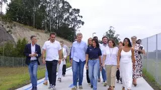 Santiago y O Milladoiro, a 20 minutos de bici: Rueda inaugura la senda peatonal y ciclista que completa el eje de movilidad compostelano