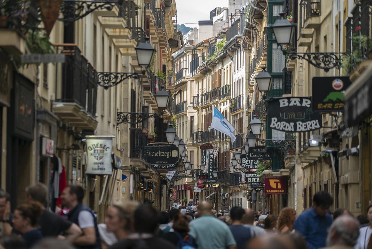 El casco antiguo es el lugar perfecto para disfrutar de sus pintxos.