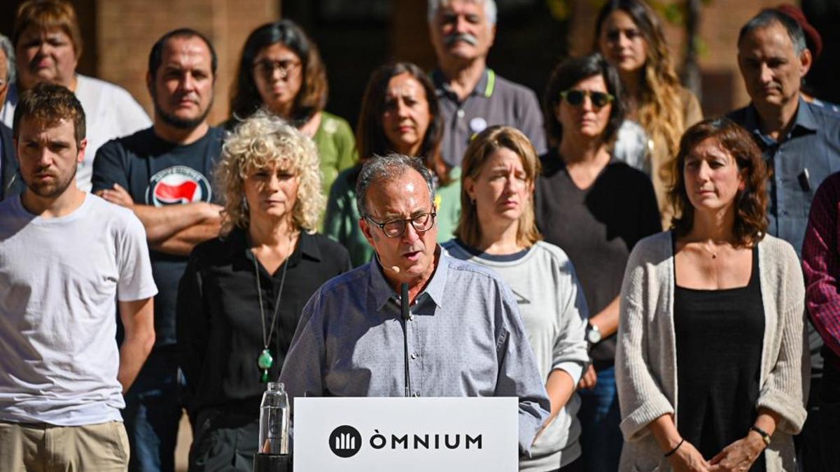 Jardins de la Sedeta  acto de Òmnium Cultural  5 aniversario 1-O