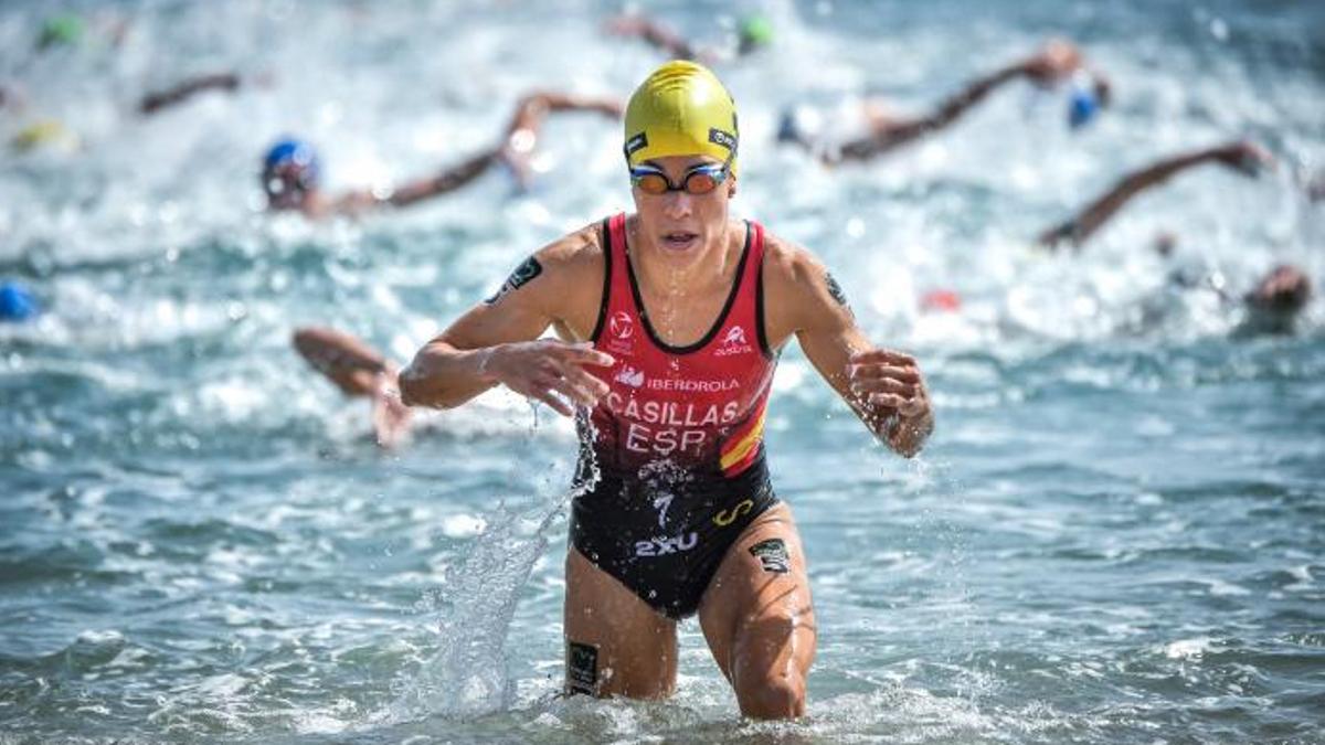 La deportista del Triatlón Ferrol, Miriam Casillas