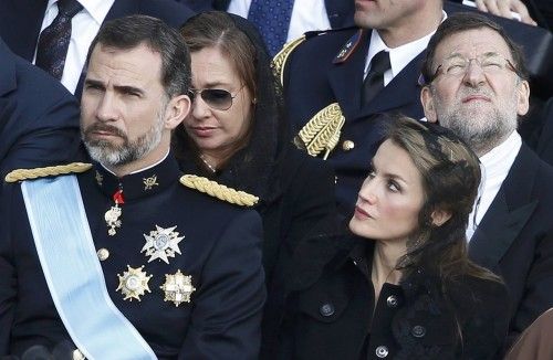 Spanish royals and Spanish prime minister attend the inaugural mass of Pope Francis at the Vatican