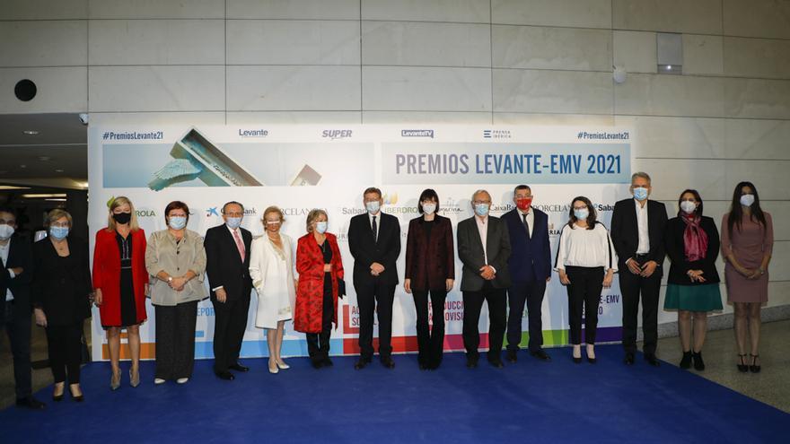 Photocall de los invitados a la gala de los Premios Levante-EMV 2021