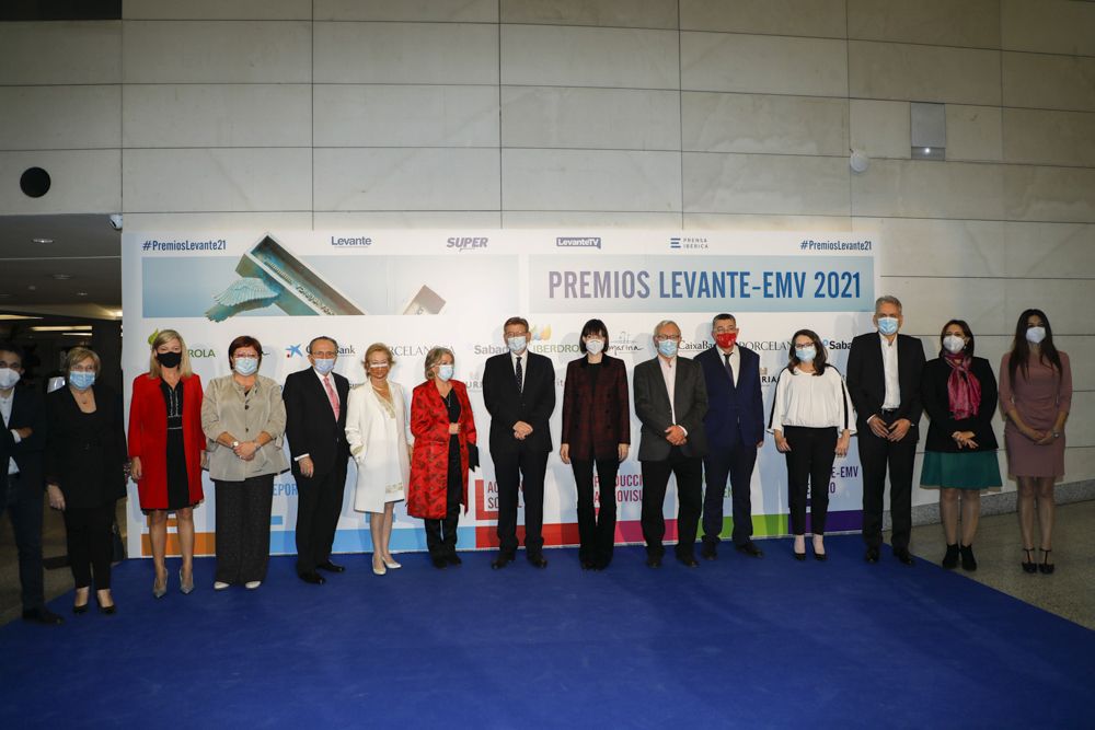 Photocall de los invitados a la gala de los Premios Levante-EMV 2021