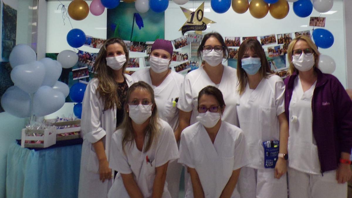 Profesionales de la Unidad de Oncología del Hospital de Elda