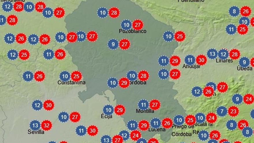 Aviso de la Aemet: Córdoba flirteará esta Semana Santa con los 30 grados en pleno abril