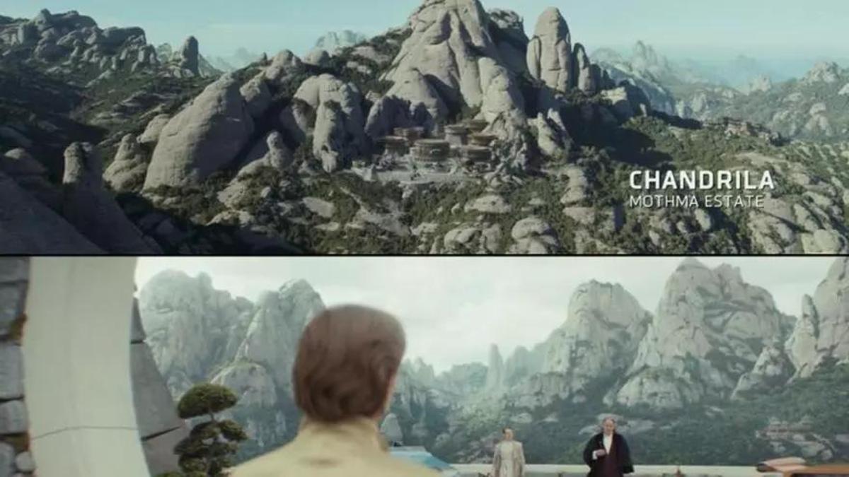 Montserrat se convierte en Chandrila en la nueva temporada de "Andor".