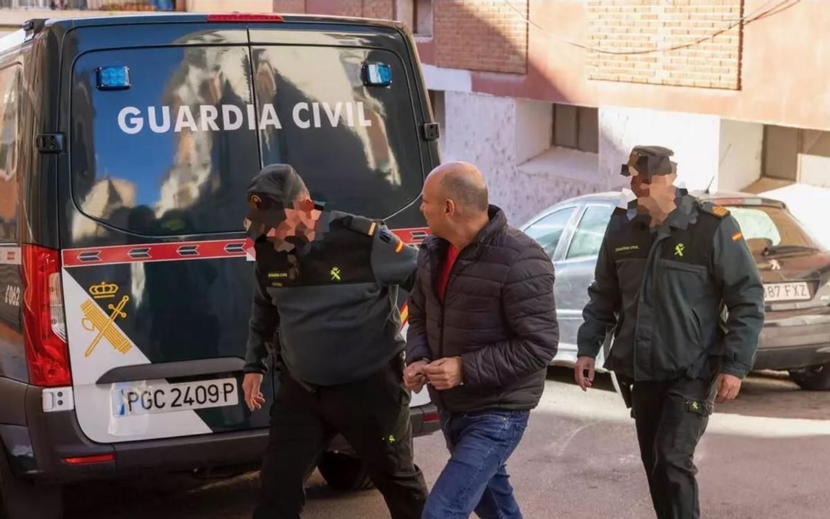 Uno de los detenidos en la nave de Cehegín (Murcia) con 1.300 kilos de cocaína