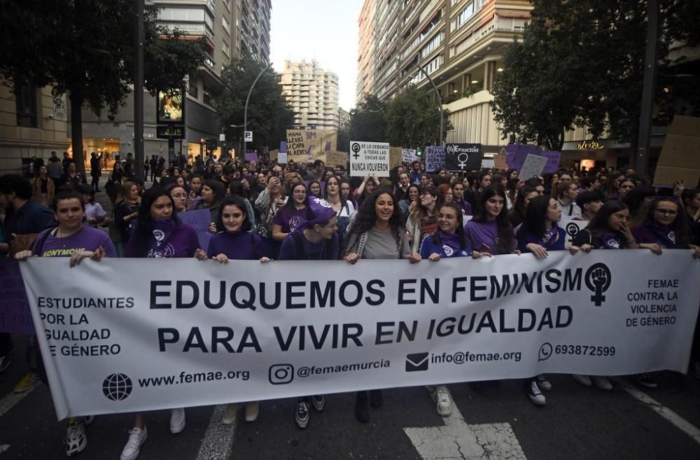 8M en Murcia (manifestación de la tarde)