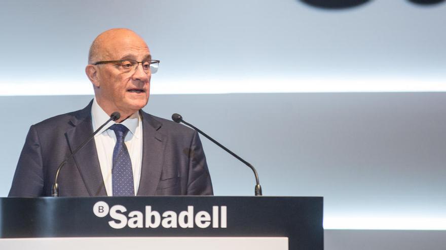 Josep Oliu, presidente del Banco Sabadell
