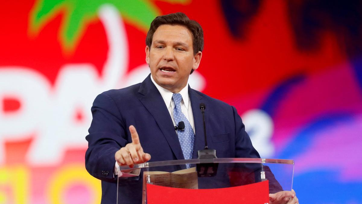 El gobernador republicano de Florida, Ron DeSantis.