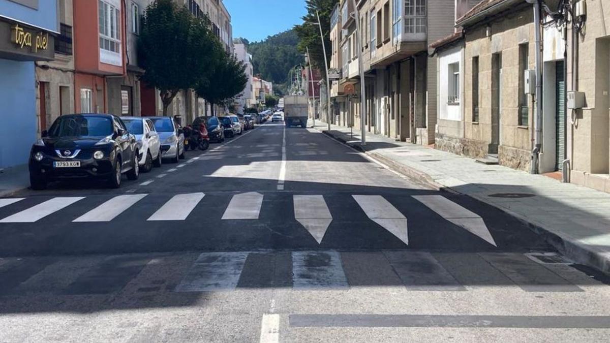 La calle Teniente Domínguez, que da acceso al puente. |   //  FDV