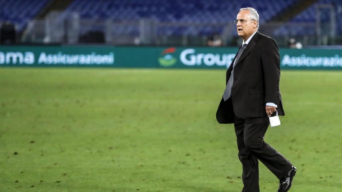 Claudio Lotito, presidente de la Lazio