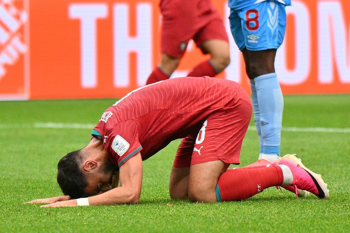 Cristiano se lamenta en el césped de Houston